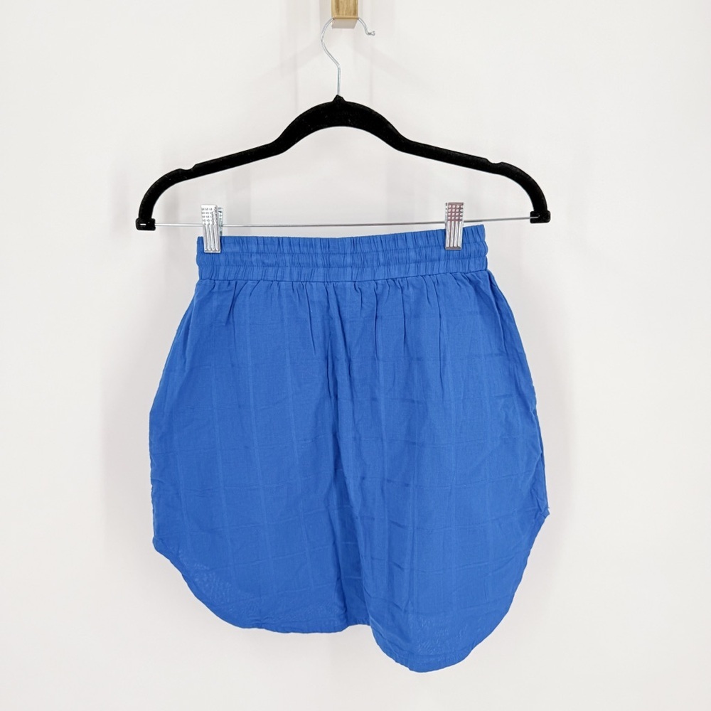Chic Blue Mini Skirt - Picture 3 of 5